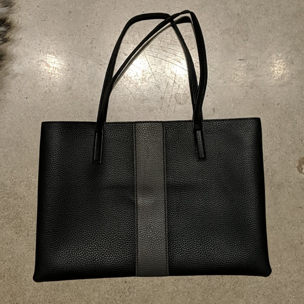 Black Vegan Leather Bag